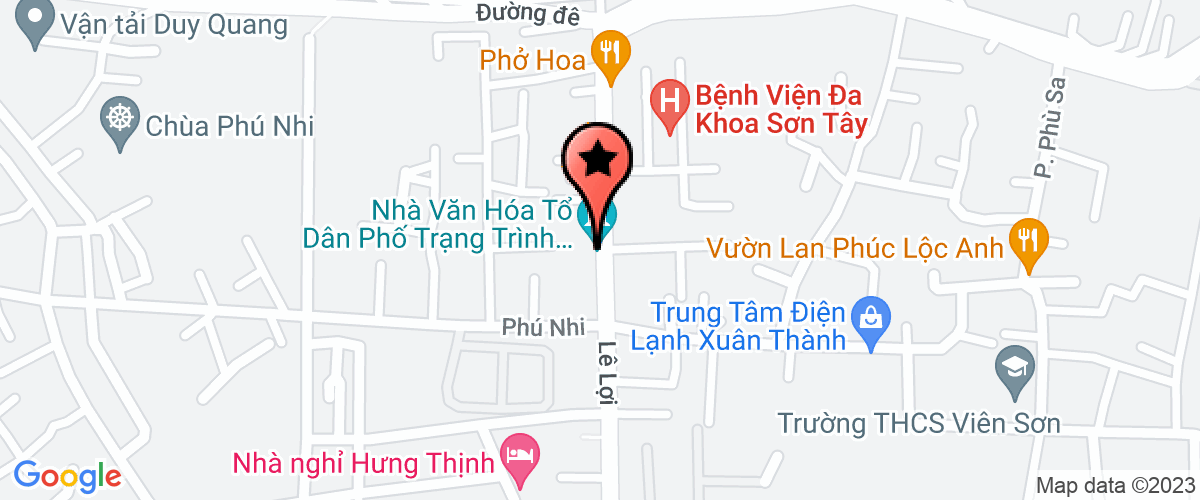 Bản đồ đến địa chỉ Công Ty TNHH Một Thành Viên Công Nghệ Môi Trường Vmg