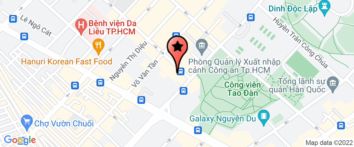 Bản đồ đến địa chỉ Công Ty TNHH Văn Phòng Cho Thuê Sg