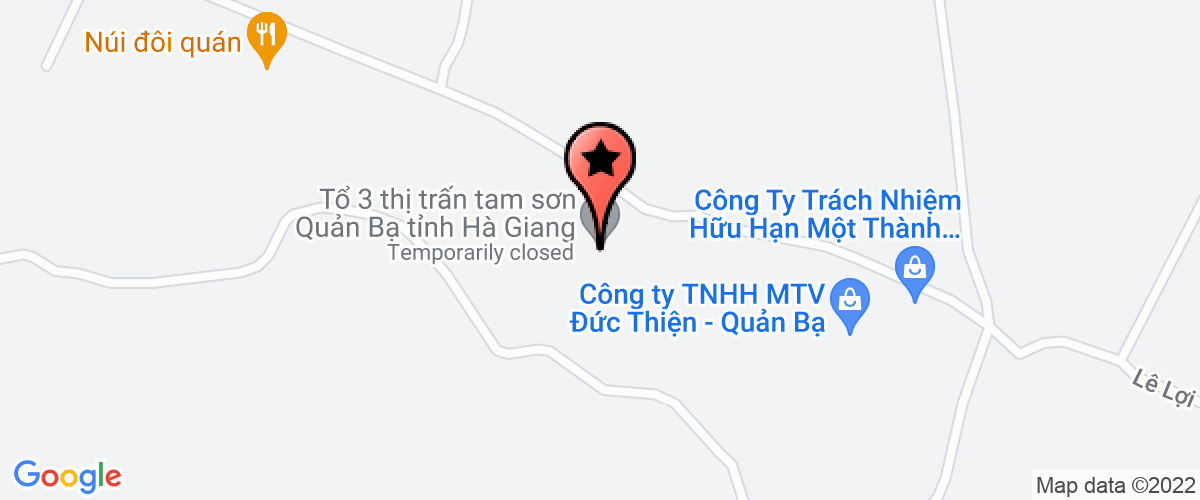 Bản đồ đến địa chỉ Công Ty Trách Nhiệm Hữu Hạn Một Thành Viên Sơn Dương Qb