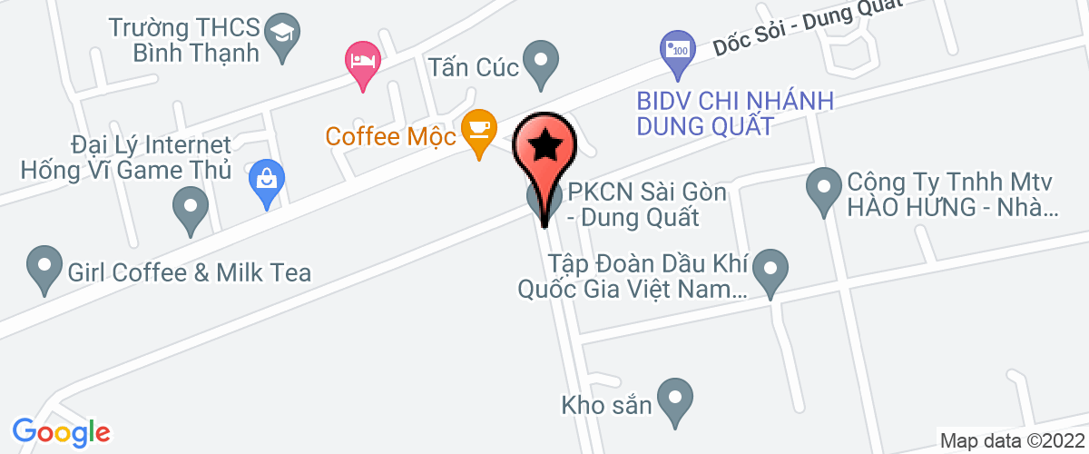 Bản đồ đến địa chỉ Công Ty TNHH May Mặc Xuất Khẩu Việt Mỹ