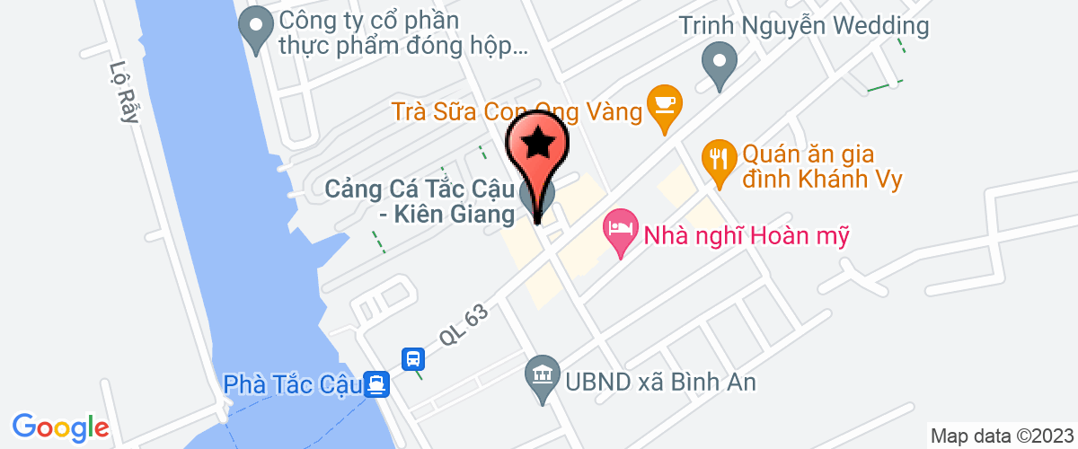 Bản đồ đến địa chỉ Chi Nhánh Công Ty Cổ Phần Kiên Hùng - Trạm Thu Mua Chế Biến Thuỷ Sản