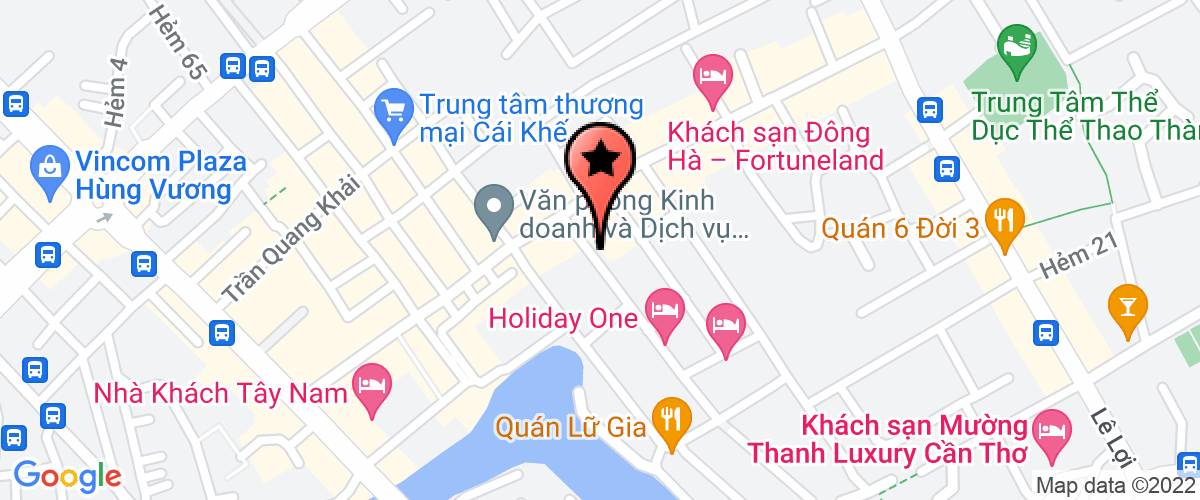 Bản đồ đến địa chỉ Chi Nhánh Công Ty TNHH Nhà Máy Bia Heineken Việt Nam Tại Cần Thơ