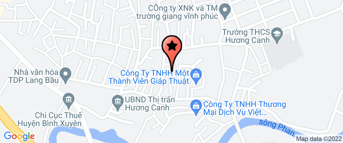 Bản đồ đến địa chỉ Công Ty Trách Nhiệm Hữu Hạn Hương Lan