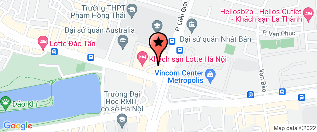 Bản đồ đến địa chỉ Công Ty TNHH Anh Khuê Sài Gòn - Chi Nhánh Ba Đình