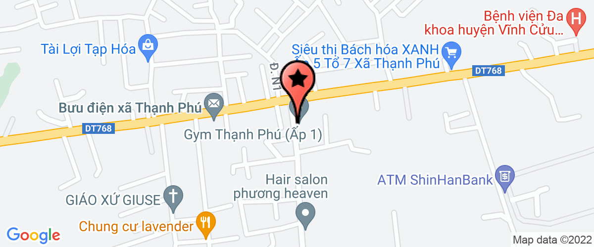 Bản đồ đến địa chỉ HTX DV Môi Trường Trúc Xanh