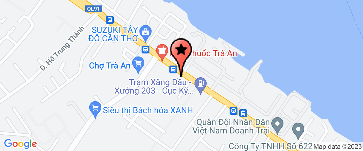Bản đồ đến địa chỉ CN Cty TNHH Một thành viên 622 - Xí Nghiệp Tây Đô