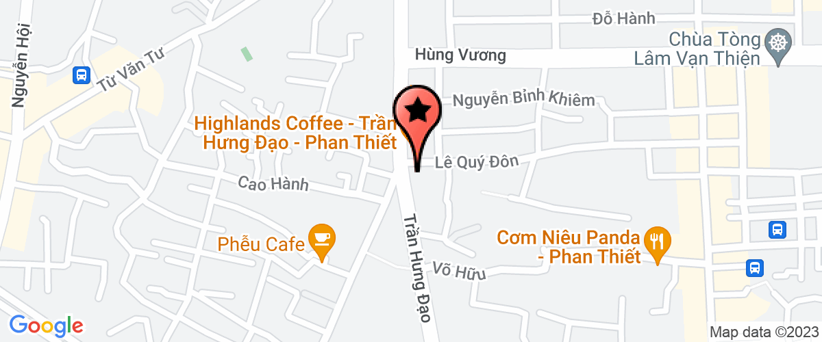 Bản đồ đến địa chỉ Công Ty Cổ Phần Con Cưng - Chi Nhánh Bình Thuận