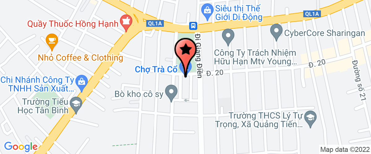 Bản đồ đến địa chỉ Doanh Nghiệp Tư Nhân Vàng Kim Ngọc Phước Huy Dung
