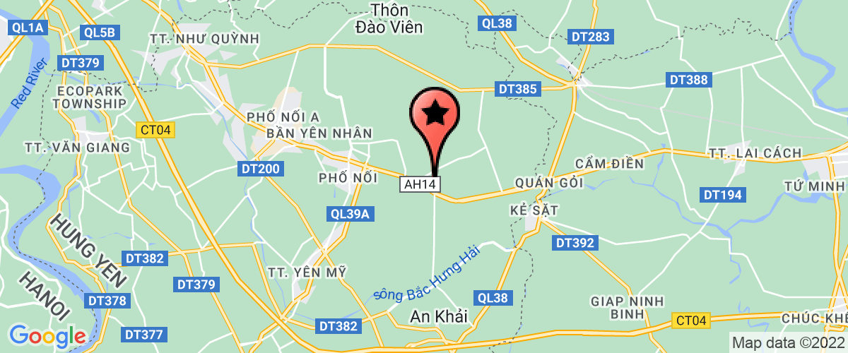 Bản đồ đến địa chỉ Công ty TNHH in thêu Phú Dương
