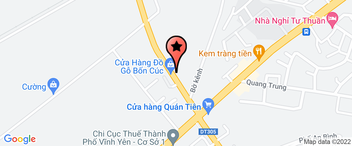 Bản đồ đến địa chỉ Chi Nhánh Công Ty Cổ Phần Đầu Tư Thương Mại Và Du Lịch Trường Xuân Tại Vĩnh Phúc