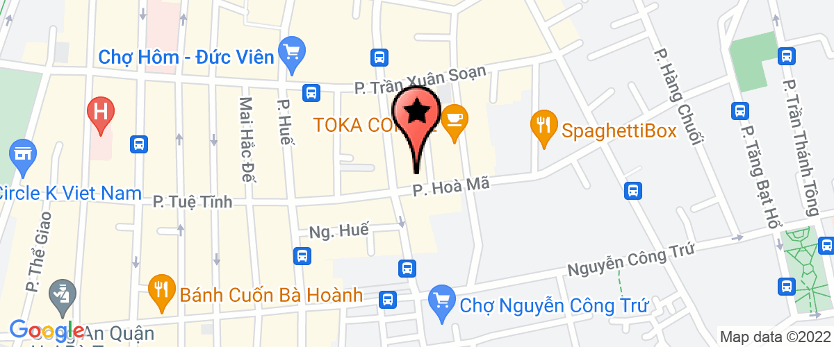 Bản đồ đến địa chỉ Chi nhánh Công ty TNHH thương mại Hoà Bình