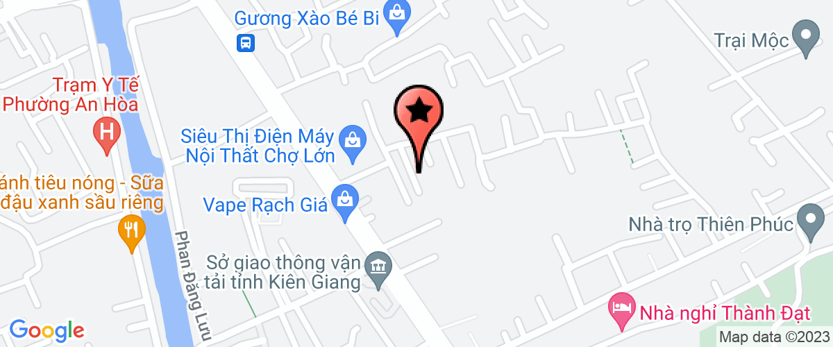 Bản đồ đến địa chỉ Công Ty Trách Nhiệm Hữu Hạn Một Thành Viên Nguyễn Trung Hậu