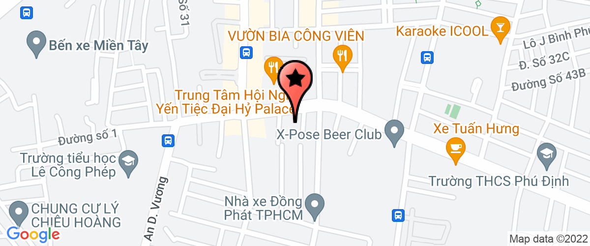 Bản đồ đến địa chỉ Công Ty TNHH Trò Chơi Điện Tử Thần Tài Đến