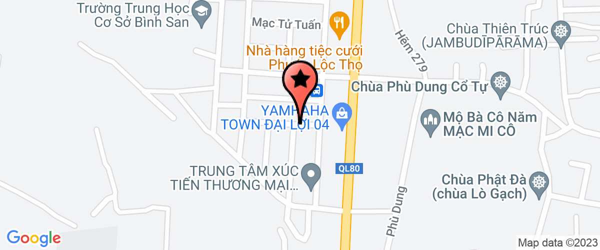 Bản đồ đến địa chỉ Công Ty Trách Nhiệm Hữu Hạn Một Thành Viên Trí Việt Hà Tiên