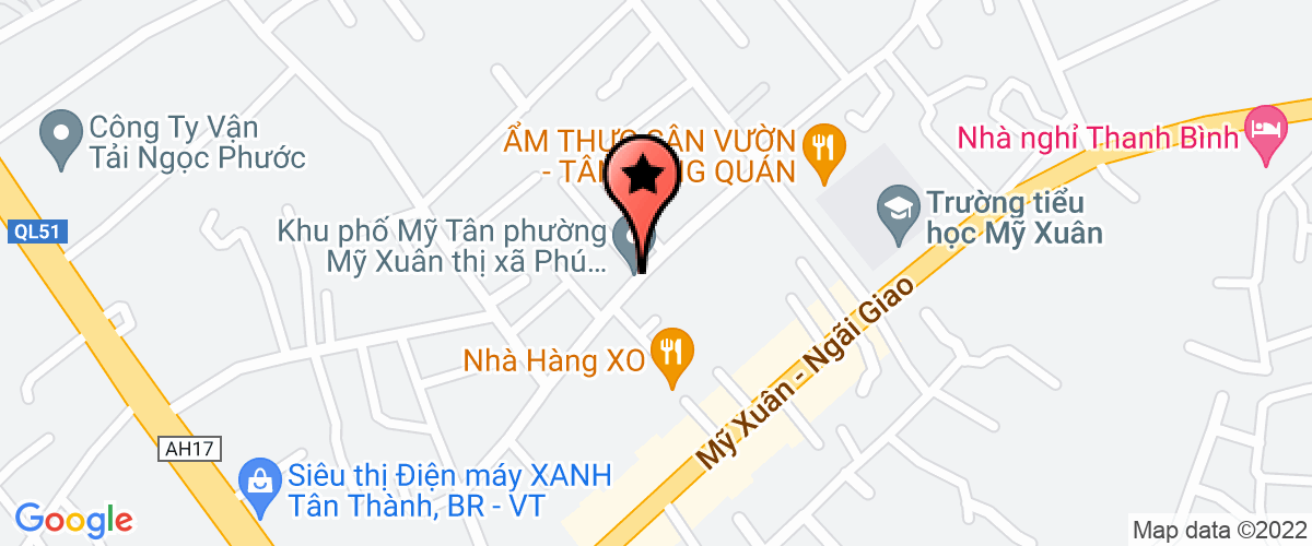Bản đồ đến địa chỉ Công ty TNHH May Mặc Kim Châu