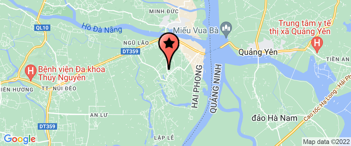 Bản đồ đến địa chỉ Công ty trách nhiệm hữu hạn sửa chữa tàu biển VINALINES - Đông Đô