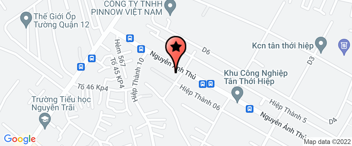 Bản đồ đến địa chỉ Công Ty TNHH Dịch Vụ Cắt Uốn Tóc Máy Lạnh Hồng Anh