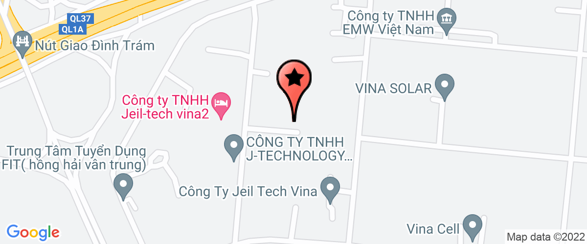 Bản đồ đến địa chỉ Công ty TNHH Hanmi Vina
