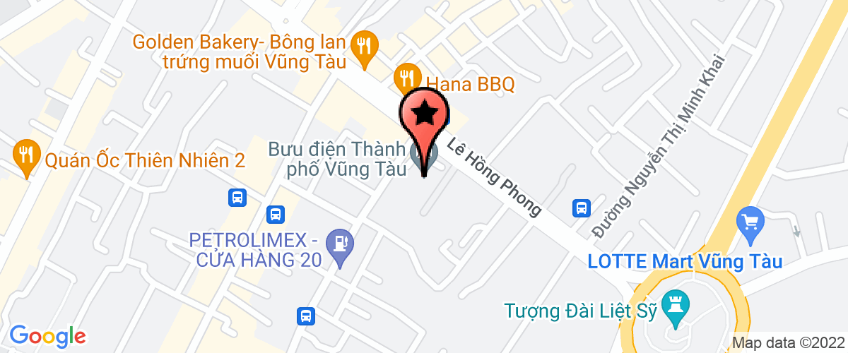 Bản đồ đến địa chỉ Công ty khoáng sản tỉnh Bà Rịa - Vũng Tàu