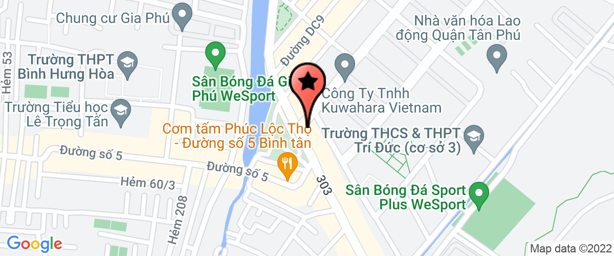 Bản đồ đến địa chỉ Chi Nhánh Công Ty Cổ Phần Phân Phối Vinacap Việt Nam Tại Tphcm