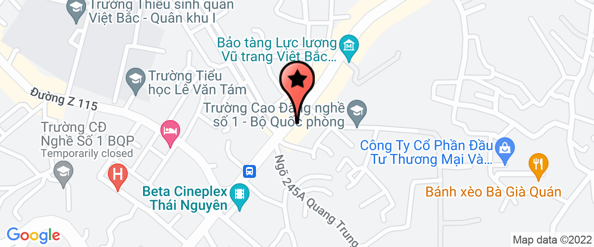 Bản đồ đến địa chỉ Công Ty TNHH Thương Mại Và Dịch Vụ Thành Minh Thái Nguyên