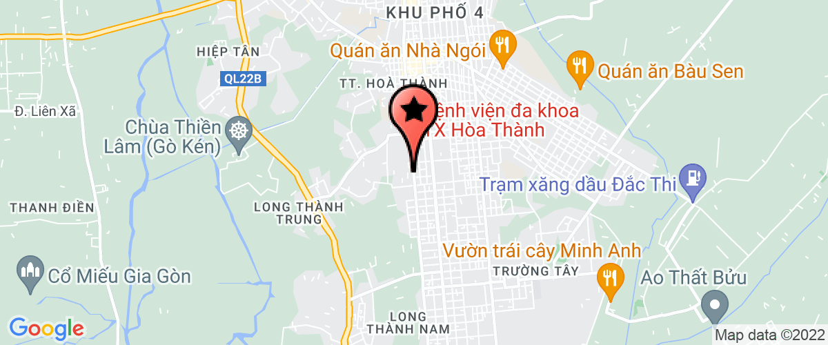 Bản đồ đến địa chỉ Công Ty Trách Nhiệm Hữu Hạn Một Thành Viên Tư Vấn Xây Dựng -Môi Trường N.Đ.Q