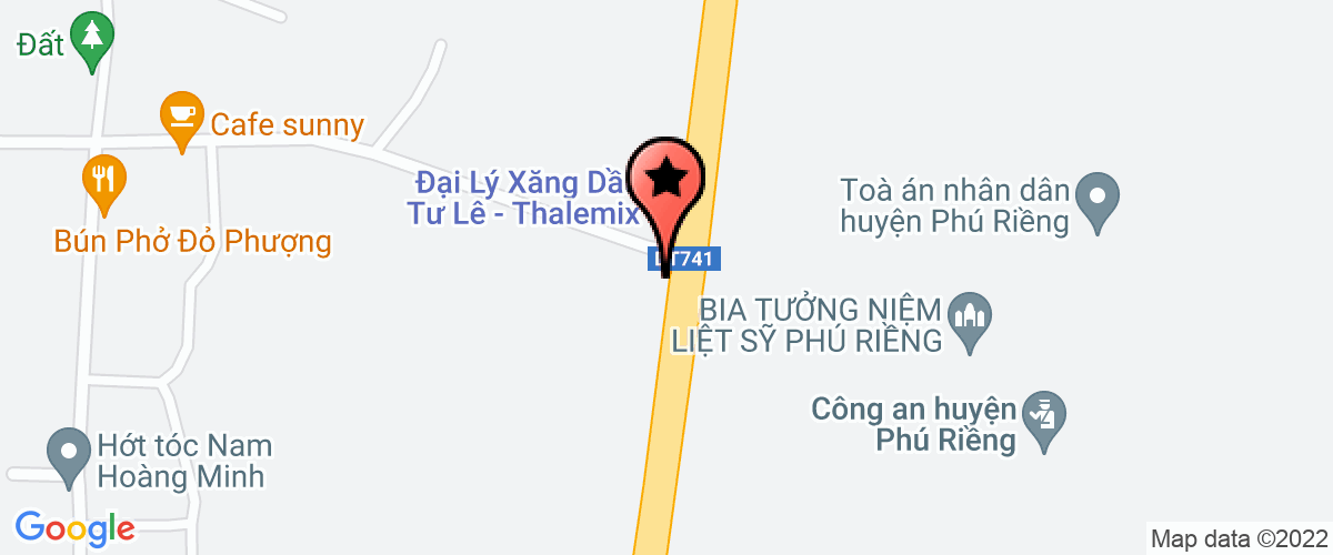 Bản đồ đến địa chỉ Công Ty TNHH Thương Mại Phú Riềng