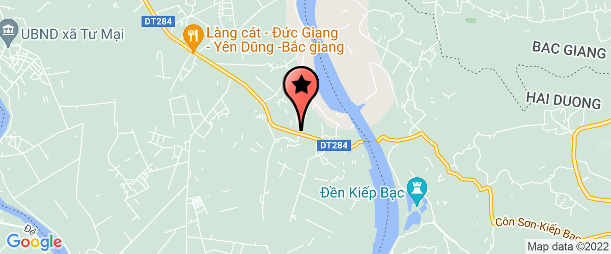 Bản đồ đến địa chỉ Công Ty TNHH Thương Mại - Dịch Vụ Hoàng Sam Bắc Giang
