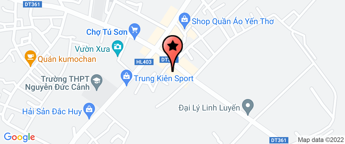 Bản đồ đến địa chỉ Công Ty TNHH Xuất Nhập Khẩu Thuỷ Sản Hải Thành