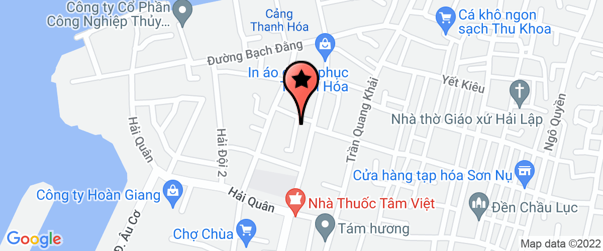 Bản đồ đến địa chỉ Công Ty Cổ Phần Công Nghiệp Thuỷ Sản Nam Thanh