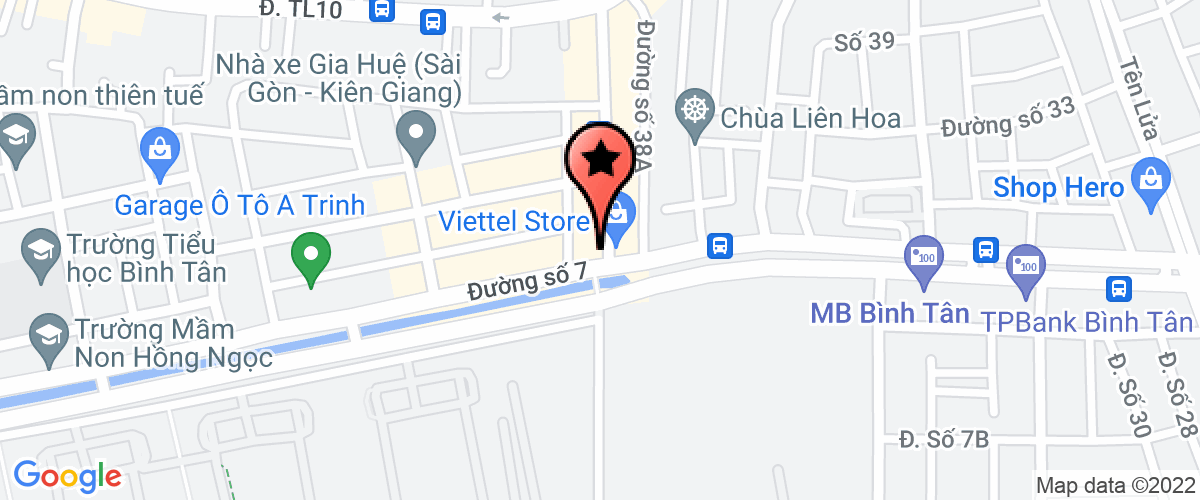 Bản đồ đến địa chỉ Công Ty TNHH Sản Xuất Thương Mại Xuất Nhập Khẩu Cơ Khí Hòa Bình