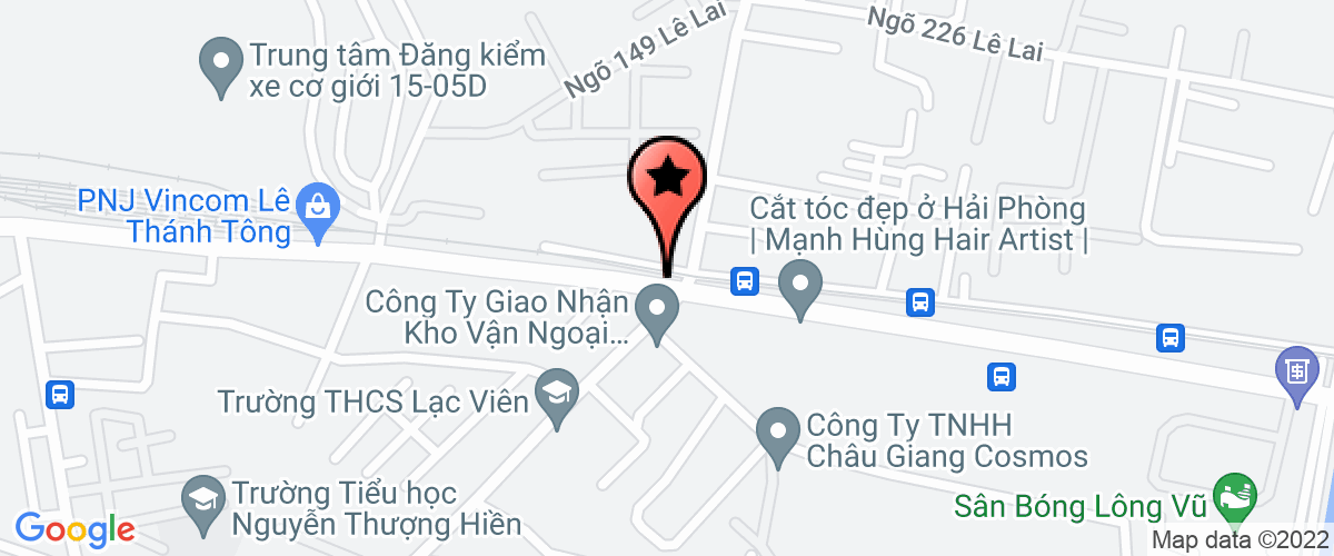 Bản đồ đến địa chỉ Công Ty TNHH Logistics Nhật Nam