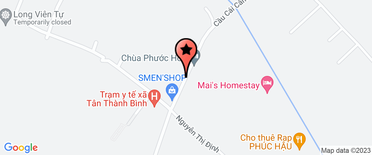 Bản đồ đến địa chỉ Chi Nhánh Công Ty Sản Xuất Kinh Doanh Tổng Hợp Đông á (Tnhh) - Cơ Sở Sản Xuất Kẹo Dừa Số 05