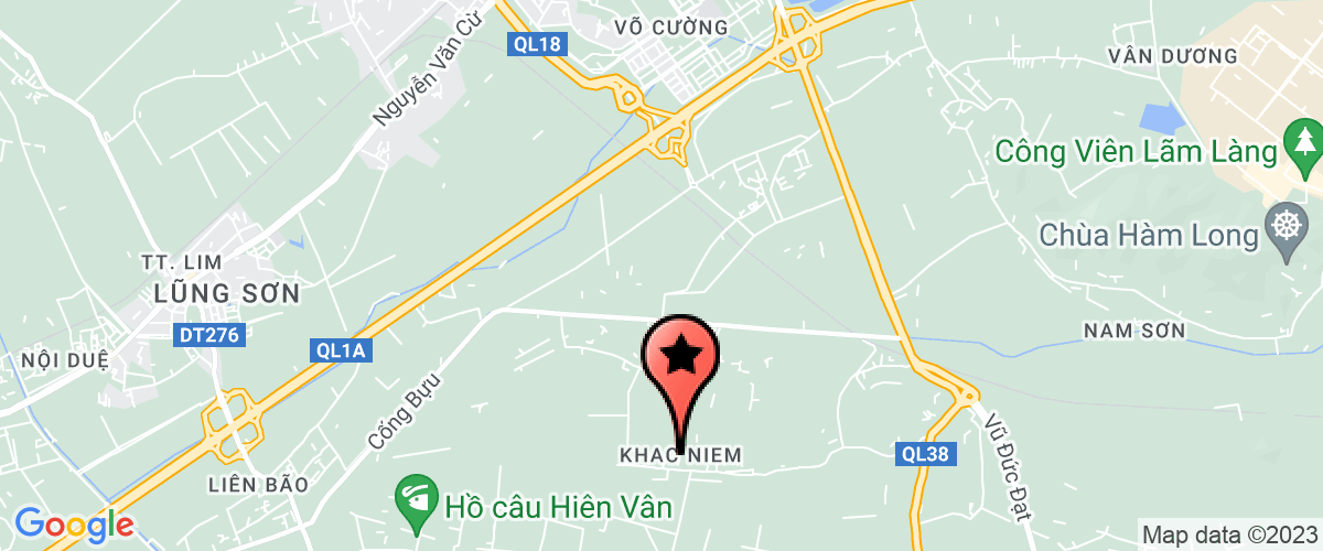 Bản đồ đến địa chỉ Chi Nhánh Công Ty TNHH Sản Xuất Sky Bắc Ninh