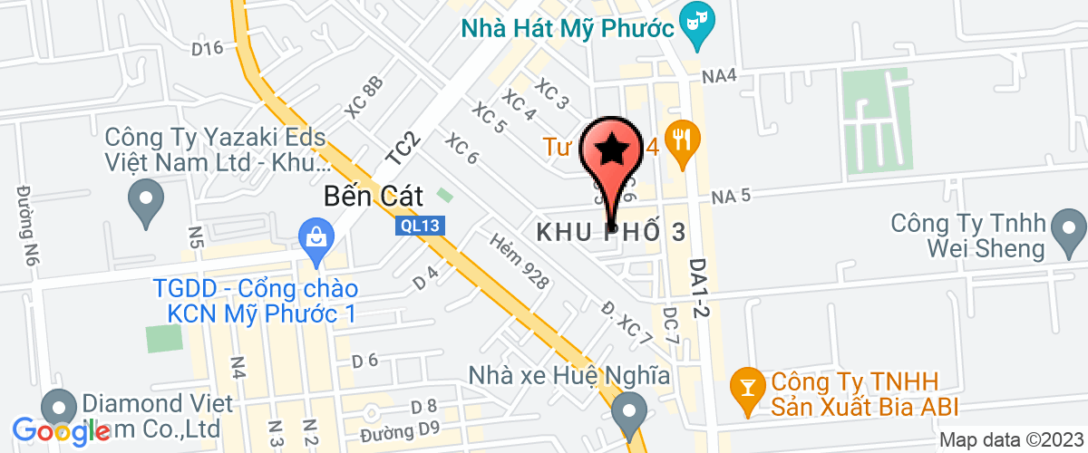 Bản đồ đến địa chỉ Công Ty TNHH Một Thành Viên Thương Mại Dịch Vụ Viễn Thông Nguyễn Bảo Huy.
