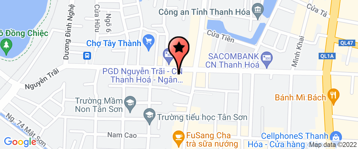 Bản đồ đến địa chỉ Văn phòng đại diện Cty TNHH nội thất Sao Việt