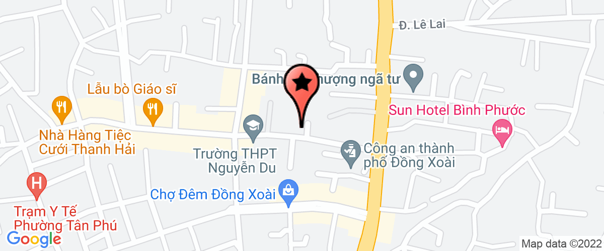 Bản đồ đến địa chỉ Công Ty TNHH Một Thành Viên Thiết Kế Tin Học Lê Thanh