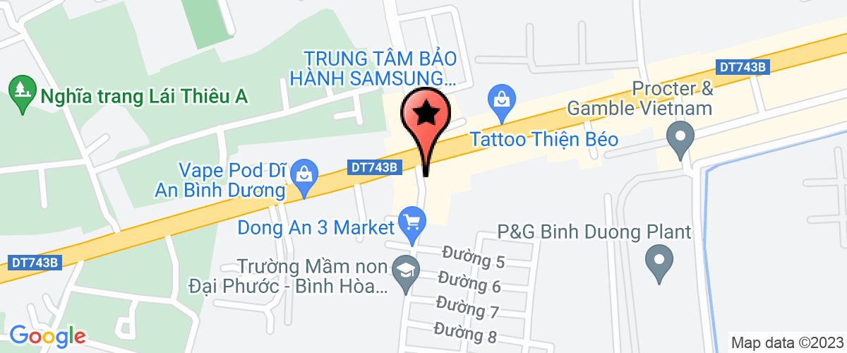 Bản đồ đến địa chỉ Công Ty TNHH Thương Mại Dịch Vụ Sản Xuất Hào Thịnh Phát
