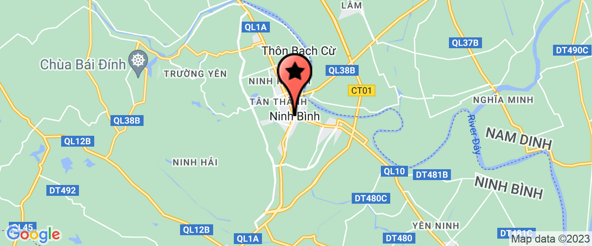 Bản đồ đến địa chỉ Chi Nhánh Ctcp Dược Hậu Giang Tại Ninh Bình