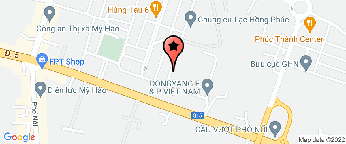 Bản đồ đến địa chỉ Công ty TNHH Yotsugi Việt Nam
