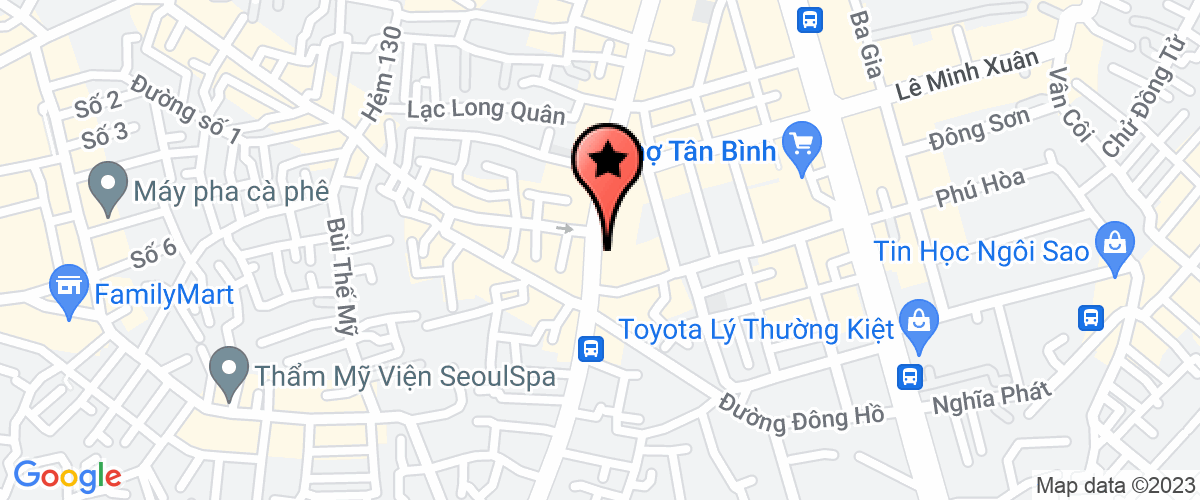 Bản đồ đến địa chỉ Cty TNHH Thương Mại Vy Trần