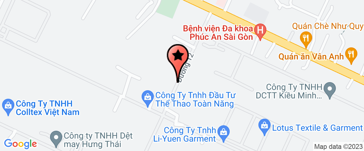 Bản đồ đến địa chỉ Công ty TNHH Công nghiệp TM Cao su nhựa Tín Thái