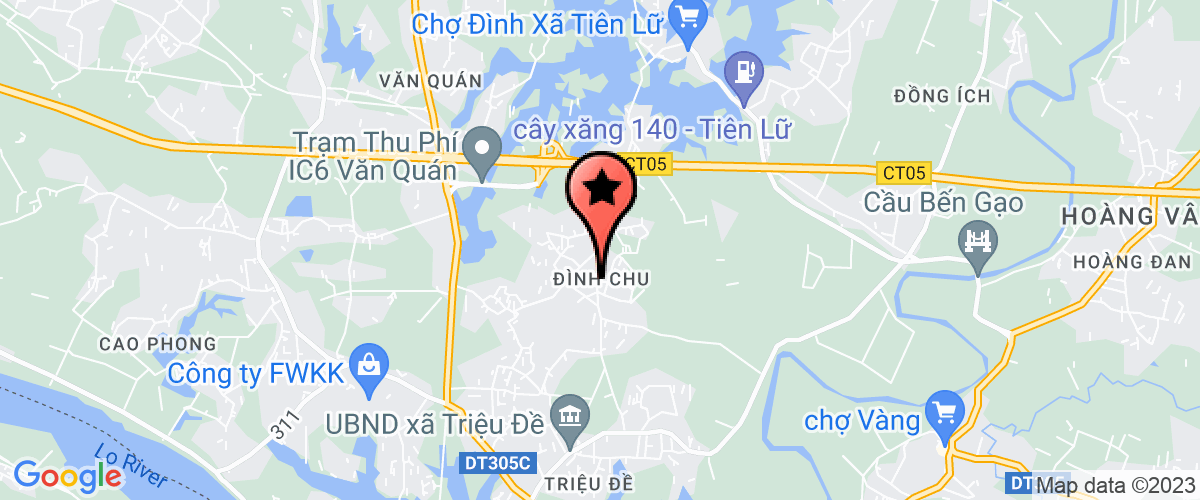 Bản đồ đến địa chỉ Trường PT trung học cơ sở Đình Chu
