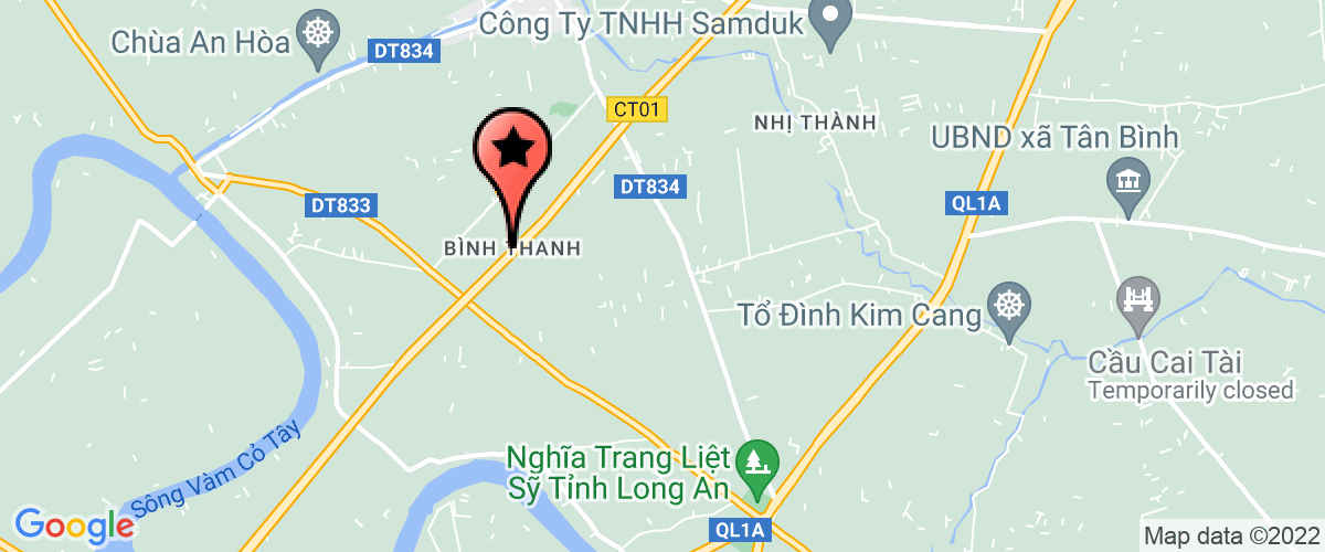 Bản đồ đến địa chỉ Chi Nhánh Công Ty TNHH Thịnh Phát-Kho Bình Thạnh