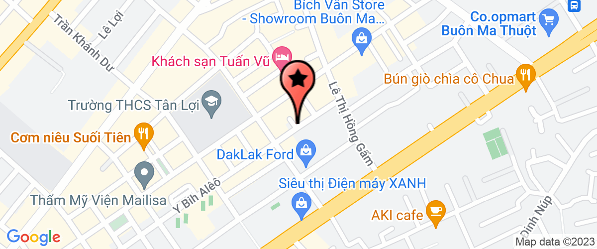 Bản đồ đến địa chỉ Công Ty TNHH Dak Mê