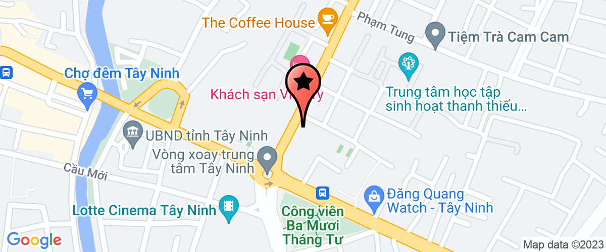 Bản đồ đến địa chỉ Viễn thông Tây Ninh (Nộp thuế TNDN thu hộ Nhà nước)
