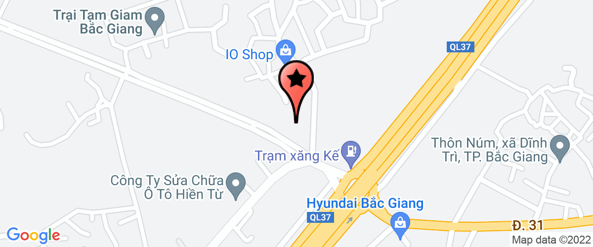 Bản đồ đến địa chỉ Công Ty Cổ Phần Sản Xuất Và Thương Mại Việt Thành - Chi Nhánh Bắc Giang