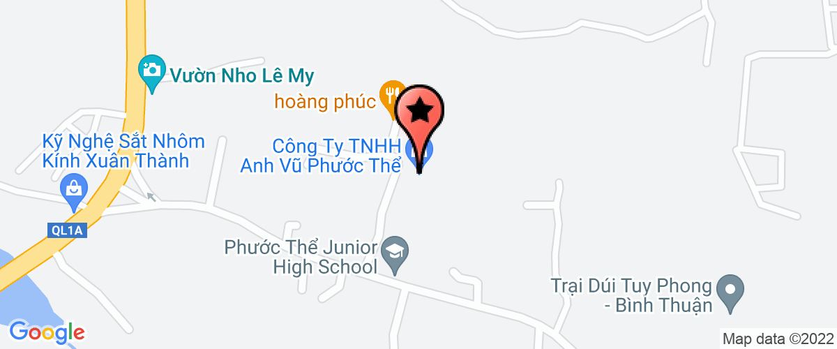 Bản đồ đến địa chỉ UBND Xã Phước Thể