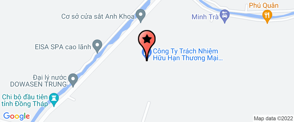 Bản đồ đến địa chỉ Công Ty Trách Nhiệm Hữu Hạn Thương Mại - Dịch Vụ & Sản Xuất Đại Nam Nhân