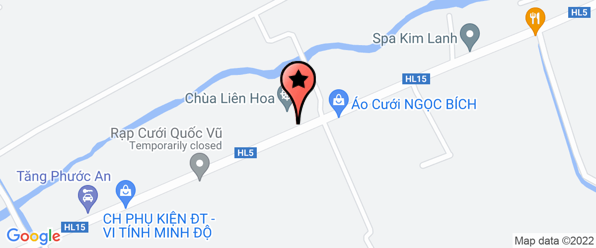 Bản đồ đến địa chỉ Công Ty Trách Nhiệm Hữu Hạn Một Thành Viên Gỗ Xây Dựng Minh Thuận